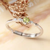 HENGYU Natural Gemstone Rings Women Fine Jewelry Real 925 Sterling Silver Ring Peridot Weddingg Rings Jewellery J0005