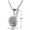 HNSP Tennis Chain Pendant Necklace For Men Women 2022 Trend Neck Unisex Jewelry