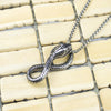 HNSP Gothic Snake Pendant Necklace For Women Men 3MM Stainless Steel Chain Neck Goth Jewelry Gift