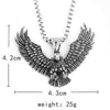 HNSP Punk Animal Eagle Chain Pendant Necklace For Men Male BFF Neck Gift