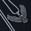 HNSP Punk Animal Eagle Chain Pendant Necklace For Men Male BFF Neck Gift