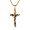 HNSP Punk Cross Chain Necklace Pendant For Men Women Jewelry Gift