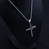HNSP Punk Cross Chain Necklace Pendant For Men Women Jewelry Gift