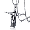 HNSP Punk Cross Chain Necklace Pendant For Men Women Jewelry Gift