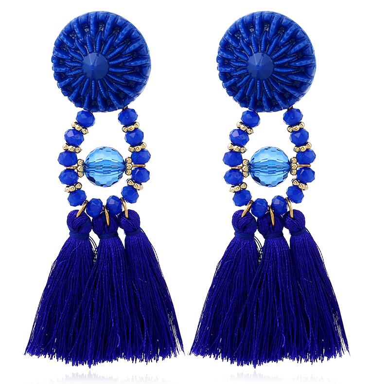 2020 Brincos Women Brand Boho Drop Dangle Fringe Earring Vintage ethnic Statement Tassel earrings fashion jewelry Charms