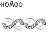 2020 Presents Silver Color Mickey Stud Earrings Sparkling Minnie Brand Earrings Women Fashion Jewelry
