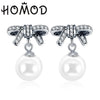 2020 Presents Silver Color Mickey Stud Earrings Sparkling Minnie Brand Earrings Women Fashion Jewelry