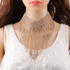 HONGYE 2021 Patterns Choker Necklace     Long Tassel Chain Choker Women Necklace Bijoux