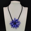 2021 Projection Blue Shell Flower Choker Necklace Necklaces for Women