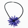 2021 Projection Blue Shell Flower Choker Necklace Necklaces for Women