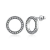 HOT SALE Fashion Stud Earrings For Women 925 Sterling Silver 6 Simple Styles CZ Push-back Earrings Jewelry oorbellen HJS437