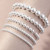 S！！！  5Pcs Women Bracelet Stretch Multilayer Jewelry Plastic Faux Pearl Beads Bracelet Wedding