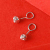 S925 sterling silver ear nail trendy women gift simple nomocore style mini jewelry stud earrings