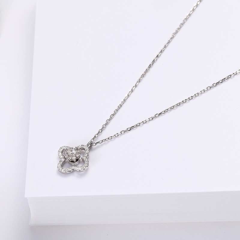 silversmith S925 silver pendant women gift clavicular chain fashion vintage party elegant necklace