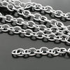 (16551-G)1 Meter Width 4.5MM 6MM 7MM Stainless Steel Color Iron Round Oval Shape Link Chains  Connect Chains