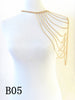 STYLE A36 Gold colour CHAIN DOUBLE SHOULDERS CHAIN Chains JEWELRY 3 COLORS
