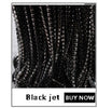 MHS.SUN 10Yard Transparent Black Claw Crystal Rhinestones Chain Gradient DIY Dense Black Base Rhineston Chain Garment Decoration