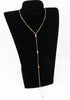 Women Long Necklace Body Sexy Chain Bare Back Gold crystal Rhinestone Pendant Chain Necklace Backdrop Beach Body Jewelry