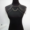 Shoulder Chain Necklaces&amp;Pendants beads Chains Punk Necklace 2022 Party  Shoulder Accessories
