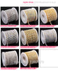 10Yards/lot ss6-ss18  dense Crystal rhinestone chain close crystal in gold  base Cup chain for clothing ornament accessories