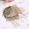 Metal Cloth Gold Chain Tassel Brooch Epaulet Shoulder Board Mark Punk