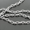 (16551-G)1 Meter Width 4.5MM 6MM 7MM Stainless Steel Color Iron Round Oval Shape Link Chains  Connect Chains