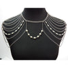 Shoulder Chain Necklaces&amp;Pendants beads Chains Punk Necklace 2022 Party  Shoulder Accessories