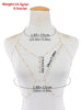 KMVEXO Rhinestone Body Necklace Chain Jewelry 2022 Women Sexy Chain Bra Statement Necklace Maxi Collier Bijoux Beach Accessories