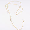 NK269 Womens Crystal Necklace Back Bikini Chain Beach Crossover Sexy Body Jewelry Necklace Multilayer Backdrop Jewelry