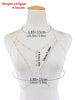 KMVEXO Rhinestone Body Necklace Chain Jewelry 2022 Women Sexy Chain Bra Statement Necklace Maxi Collier Bijoux Beach Accessories
