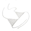 2022 Women Pendant Necklace Body Jewelry Love Hollow Bra Brassiere Body Summer Chains Statement Necklace Jewelry