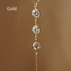 Women Multi layer Long Necklace Body Sexy Chain Bare Back Gold Silver Color Crystal Rhinestone Pendant Chain Necklace