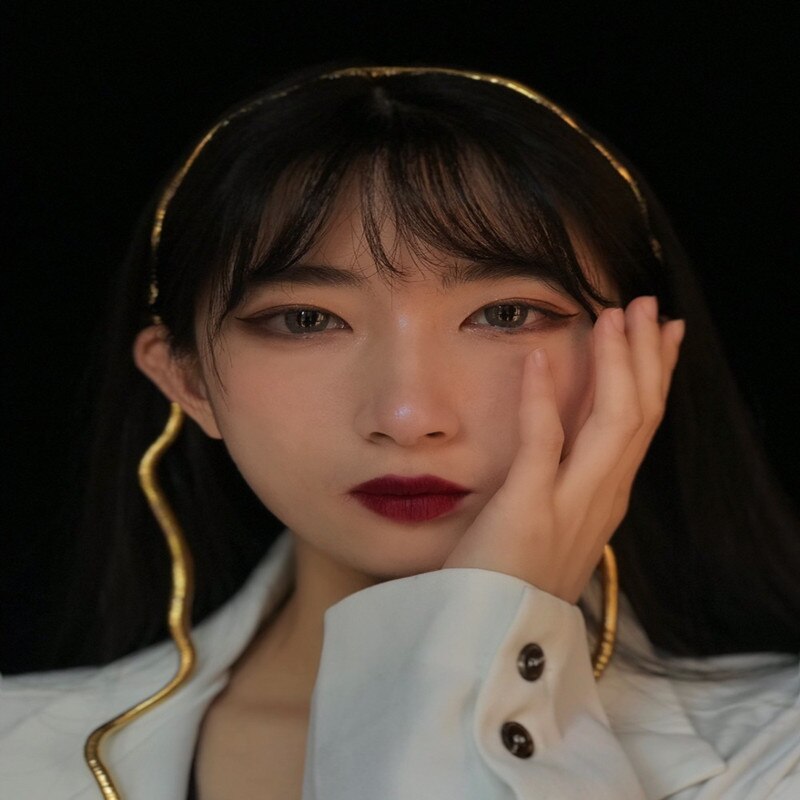 HUANZHI 2021 Hip Hop Metal Adjustable Gold Silver Color Snake Multifunctional Necklace for Women Girls Party Jewellery