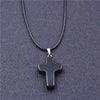 HYHONEY Cross Natural Stone Pendant Necklace for Women Necklaces&Pendants 2021 Jewelry Gifts colar