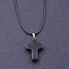HYHONEY Cross Natural Stone Pendant Necklace for Women Necklaces&Pendants 2021 Jewelry Gifts colar