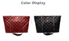 Fashionable Plaid Women Shoulder Bag Fawn Metal Decoration Lady Travel Bag Chain High Capacity Female Shopping Bag Tote Handbag