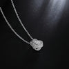 trending products 925 Stamped Silver charms Weave Ball Pendant Necklace For women party wedding Gifts noble Jewelry