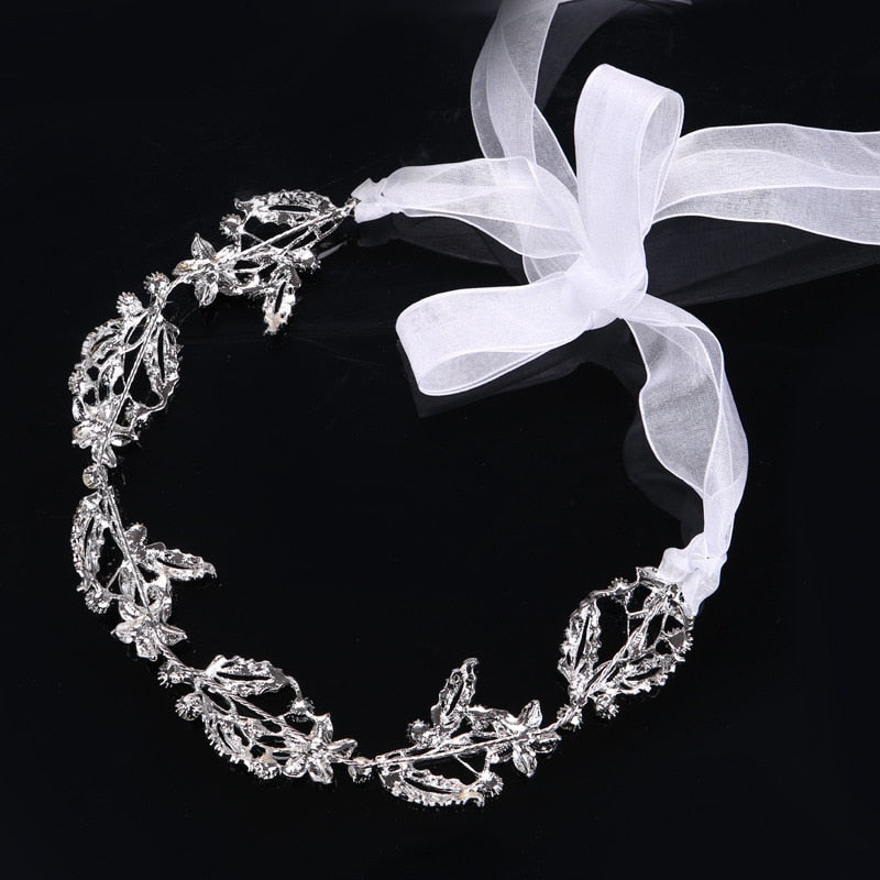 Hair Jewelry For Women Girls Delicate Crystal Rhinestone Headbands Handmade Bride Tiaras Romantic Wedding Hair Accessories