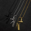 Hair Stylist Dryer Scissor Comb Tools Pendants Necklace Barber Shop Hair Dresser Sweater Chain Jewelry