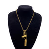 Hair Stylist Dryer Scissor Comb Tools Pendants Necklace Barber Shop Hair Dresser Sweater Chain Jewelry