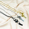 Hair Stylist Dryer Scissor Comb Tools Pendants Necklace Barber Shop Hair Dresser Sweater Chain Jewelry