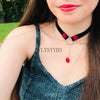 Halloween Gothic Black Chain Pumpkin Choker Made with Pendant Charm Necklace Goth Jewelry Gorgeous Women Gift Statement