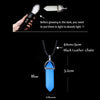 Halloween Noctilucent Glowing Necklace Bullet Hexagonal Column Luminous Necklace Night Fluorescence Glow In The Dark Necklace