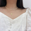 Han Edition Baroque Freshwater Pearl Necklace Simple Geometrical Irregular Multi-storey Clavicle Chain Necklace Pendant