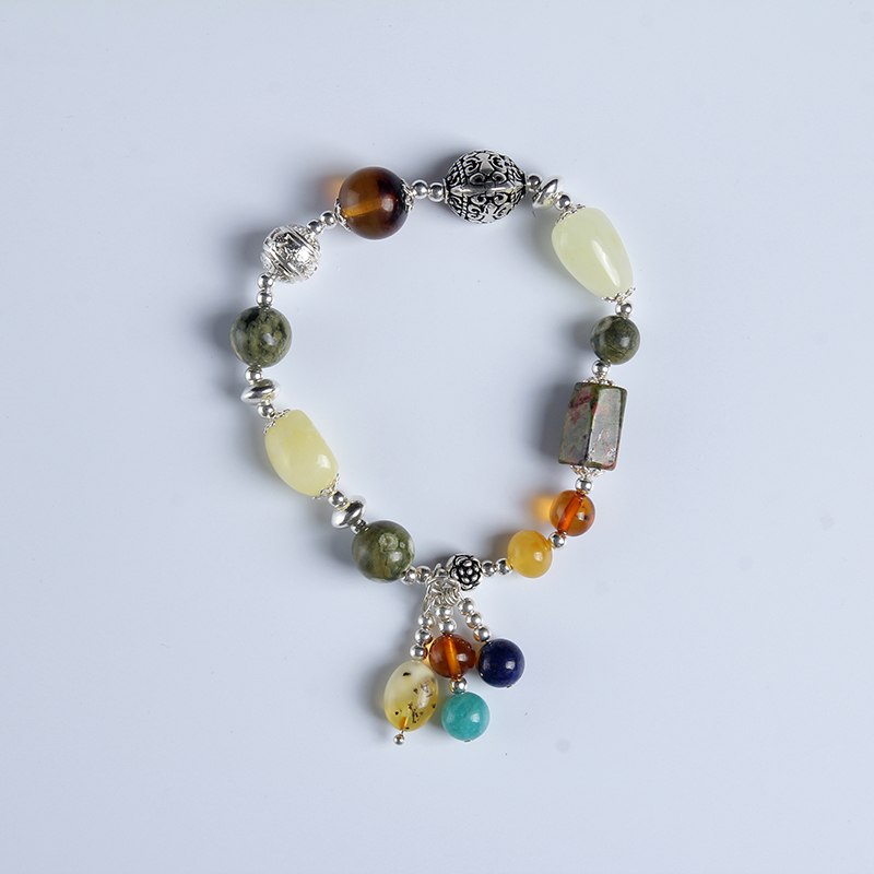 Hand Bracelet Blood Perkin Trendy Pepper with Amber Water Drop Pendant For Women design factory direct package mail