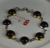 Hand Made Genuine Black Onyx Bracelet 100% 925 Sterling Silver BR0055