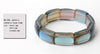 Hand Row bracelet bangle unakite stone Amethyst red agate green aventurine trendy style bracelets JD stone beads