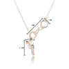Handcuff And Gun Lariat Necklace - Law Enforcement - Police Officer Sheriff's Deputy - Gift For Her