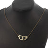 Handcuff Pendant Necklace For Women Men Steampunk Jewelry Lover's Collares FREEDOM Valentine's Day Gifts 2021