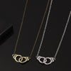 Handcuff Pendant Necklace For Women Men Steampunk Jewelry Lover's Collares FREEDOM Valentine's Day Gifts 2021